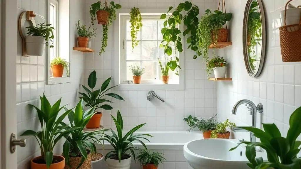 adaptando plantas a banheiros com pouco espaco