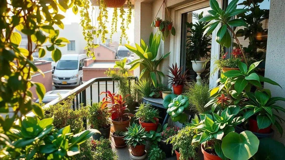 Plantas ideais para varandas com pouca luz
