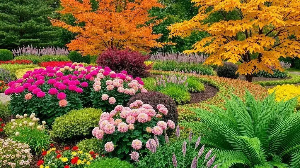 Plantas ideais para a folhagem vibrante no outono