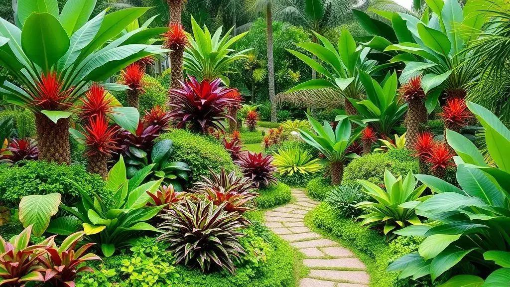 cores e exuberancia no seu jardim