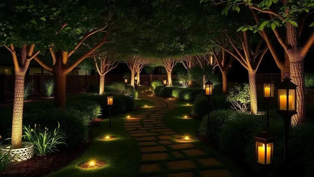 Iluminação ideal para espaços sombreados Iluminação ideal para espaços sombreados