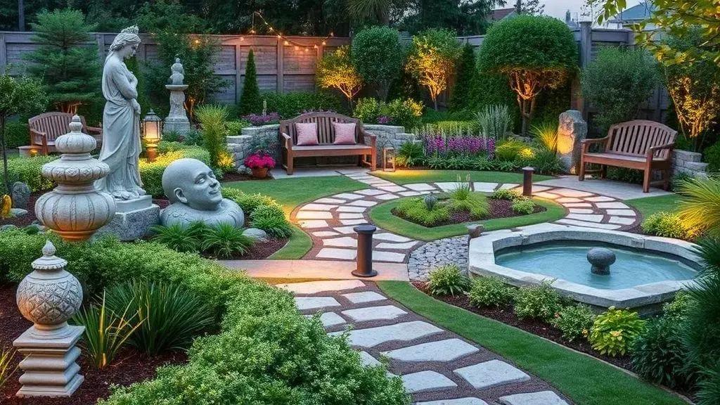Elementos decorativos que guiam o fluxo
