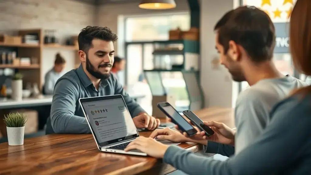 Avaliações e respostas: gerir reputação para ganhar relevância Avaliações e respostas: gerir reputação para ganhar relevância