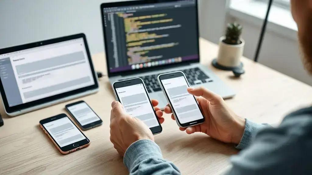 Otimizar layout responsivo e áreas tocáveis